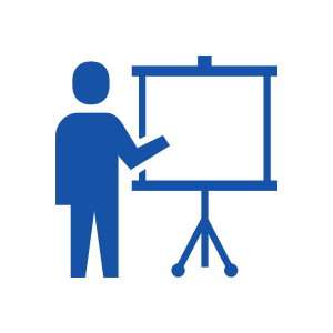 授業を行っている人のイラスト